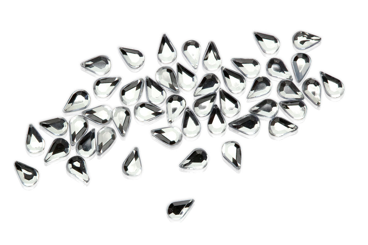 Jolifin Strasssteine Tropfen diamond