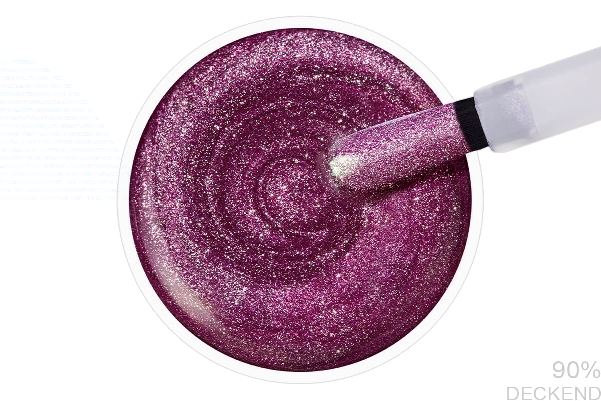Jolifin LAVENI Shellac - Thermo Cat-Eye berry-blue 10ml