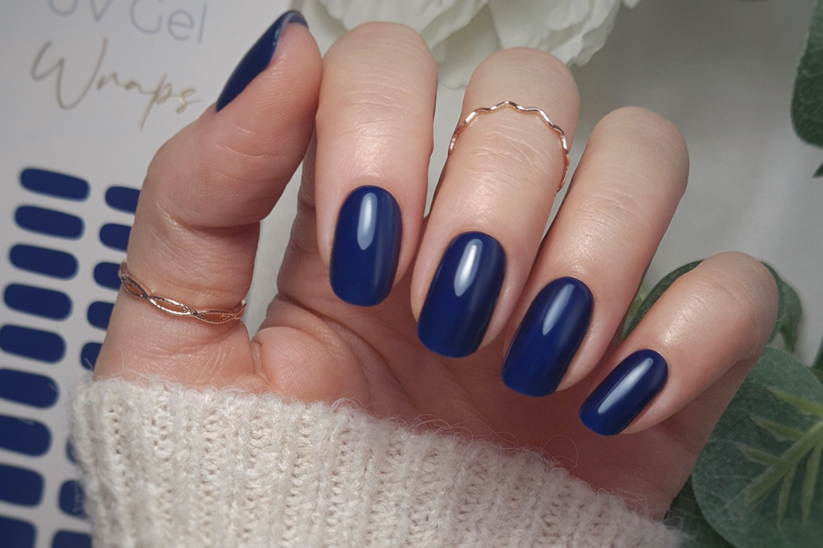 Jolifin LAVENI UV Gel-Wraps - deep blue