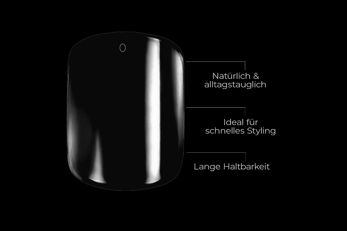 Jolifin 120er Tipbox Press-On square - extra short