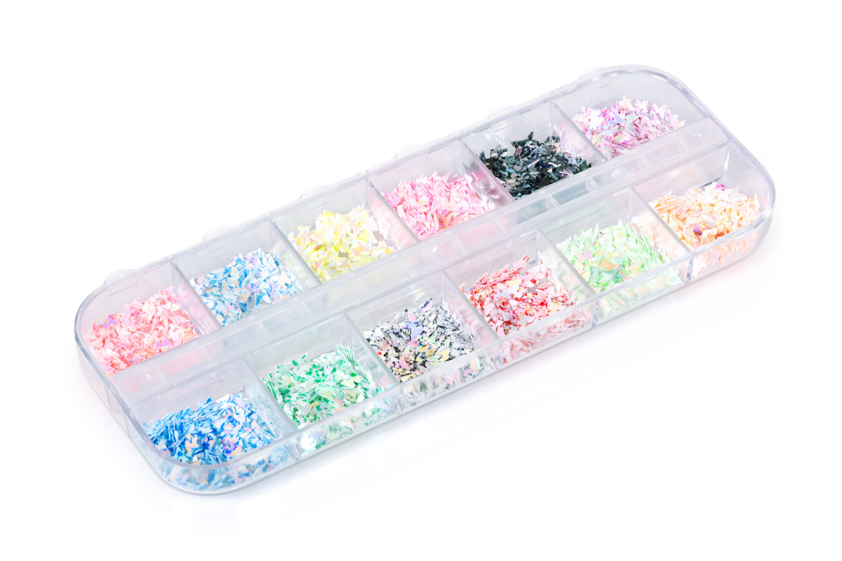 Jolifin XL Nail Art Display - milky butterflies