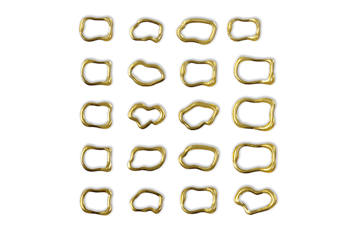 Jolifin LAVENI XL Sticker - Gold No. 66