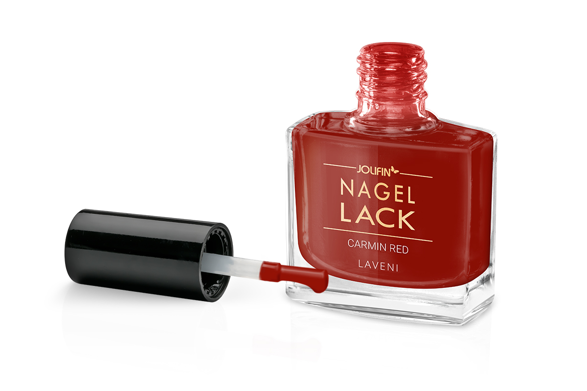 Jolifin LAVENI Nagellack - carmin red 9ml