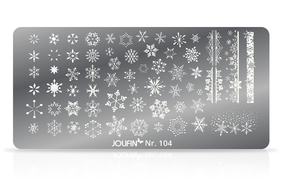 Jolifin Stamping-Schablone Nr. 104