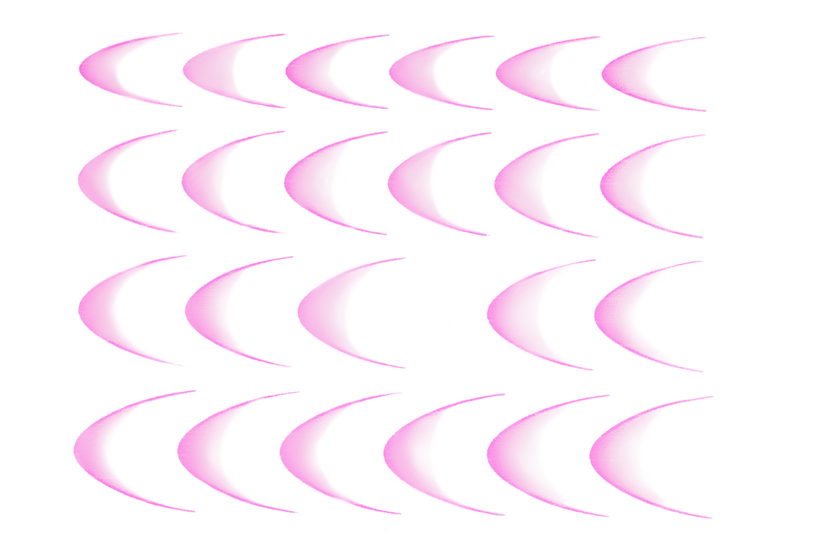 Jolifin LAVENI XL Sticker - Ombre French II pastell-pink