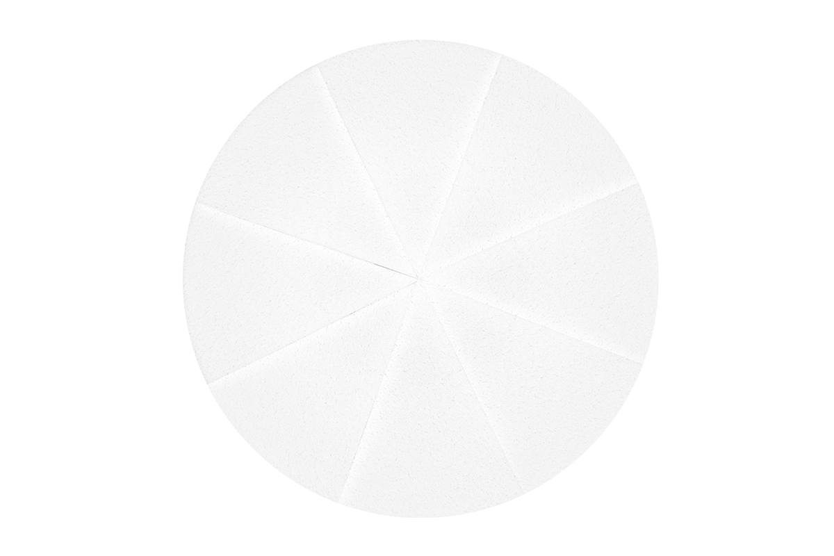 Jolifin Ombre Sponge - pure white