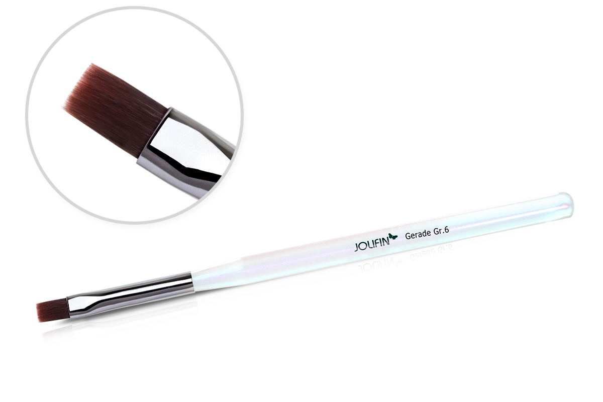 Jolifin Aurora Pearl Brush - straight size 6
