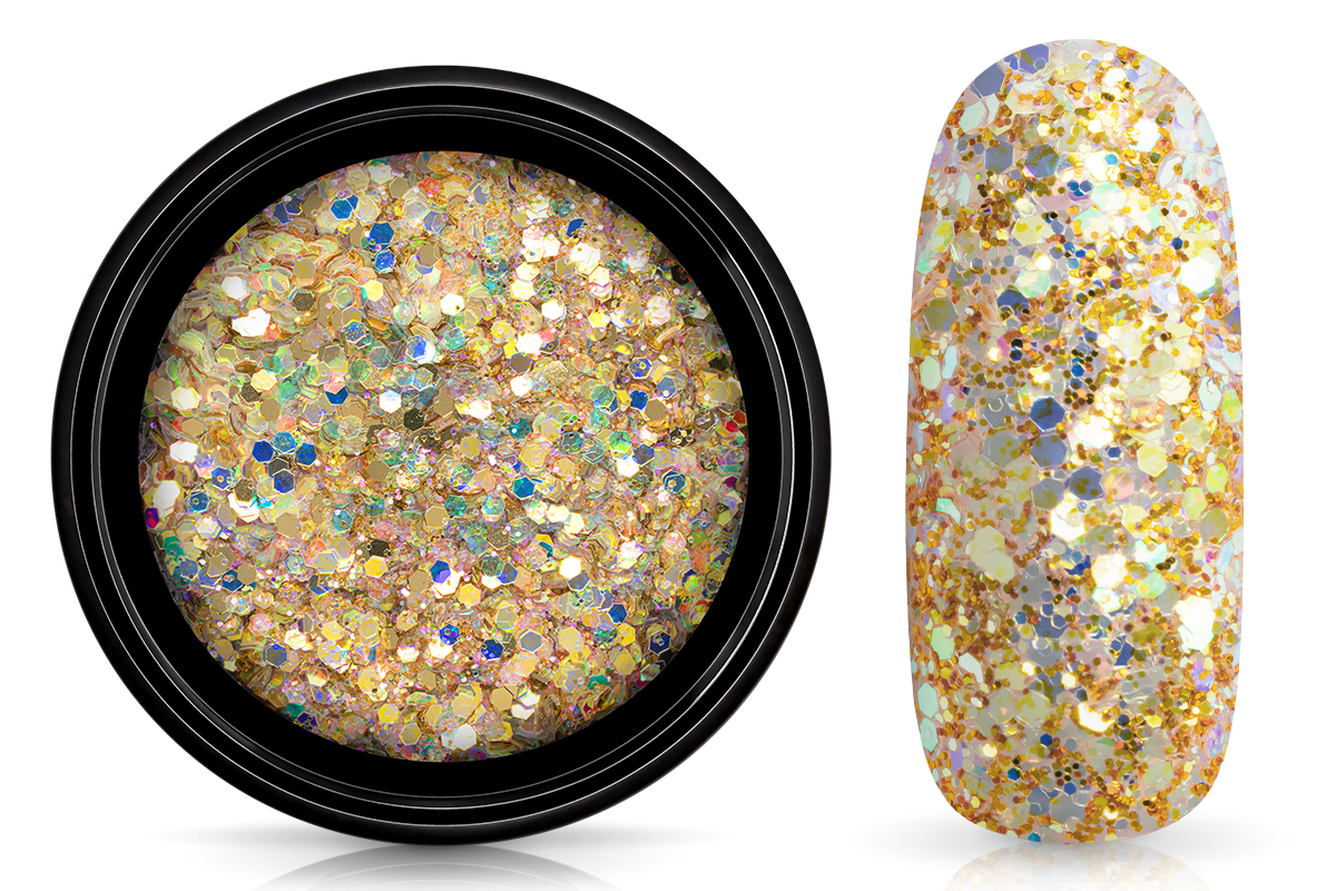 Jolifin LAVENI Sparkle Glitter - creamy gold