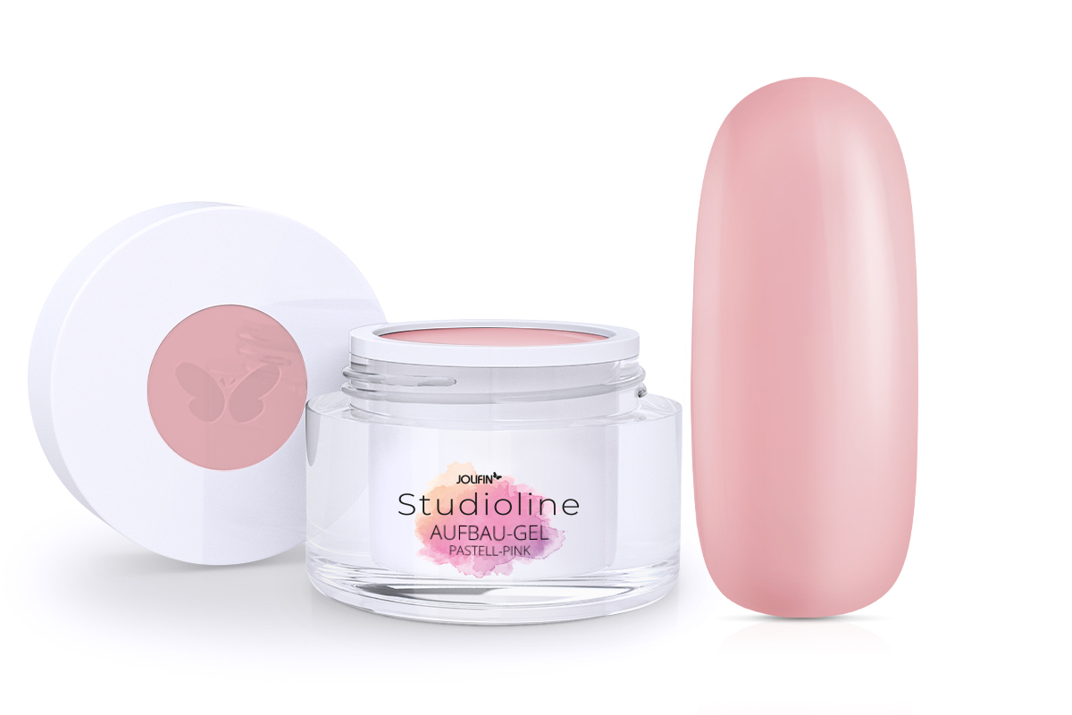 Jolifin Studioline Aufbau-Gel - pastell-pink 15ml