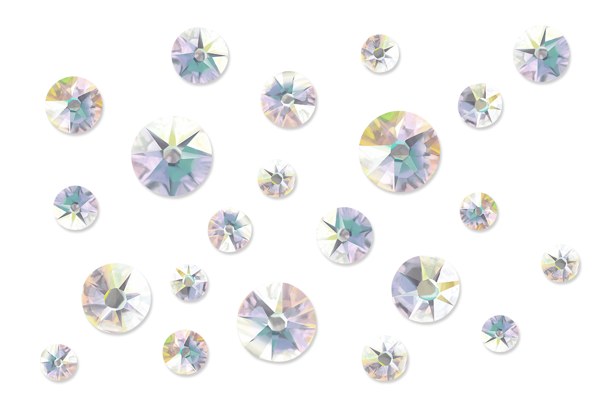 Jolifin LAVENI Rhinestone Display XL - opal white