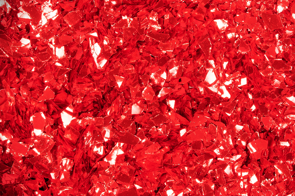 Jolifin Mini Soft Foil Flakes - red