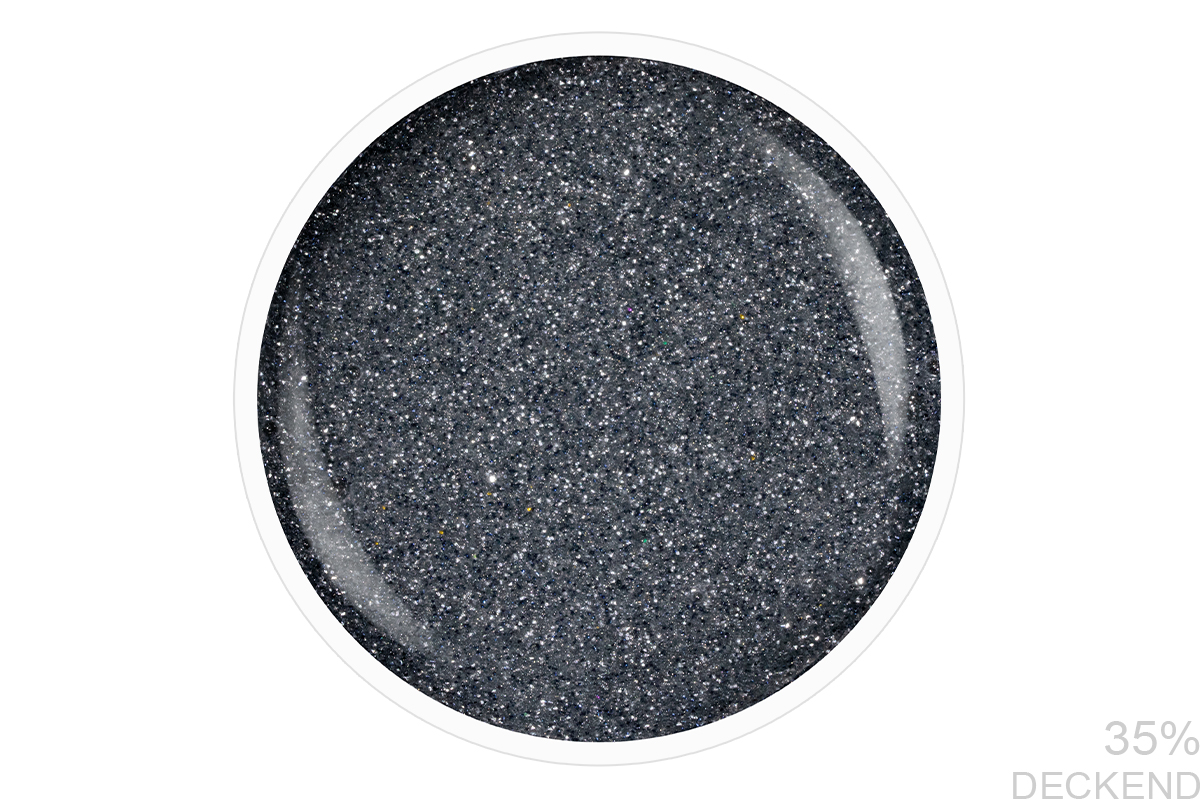 Jolifin LAVENI Shellac - FlashOn Nightshine anthrazit 10ml