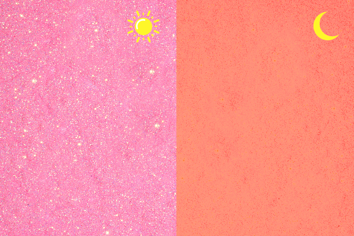 Jolifin LAVENI Diamond Dust - Nightshine pastell-pink