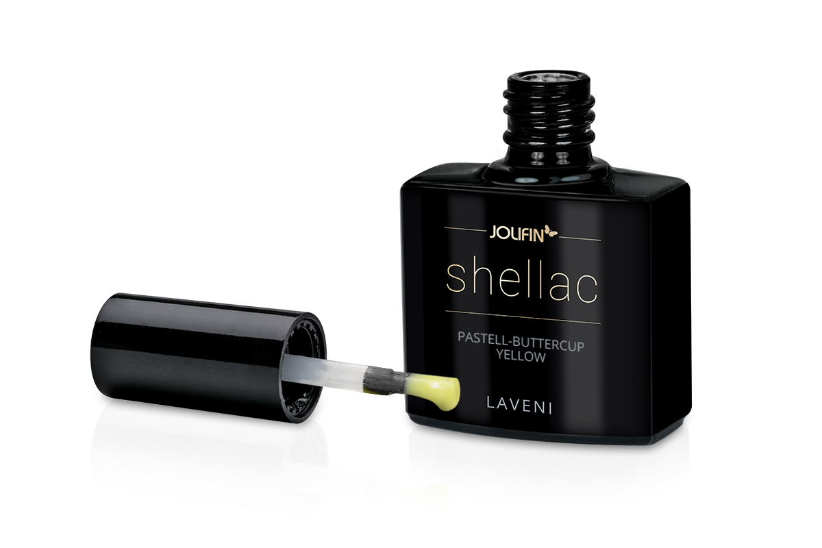 Jolifin LAVENI Shellac - pastel buttercup yellow 10ml