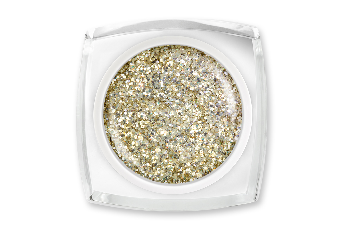 Jolifin LAVENI Colour Gel - prosecco Glitter 5ml
