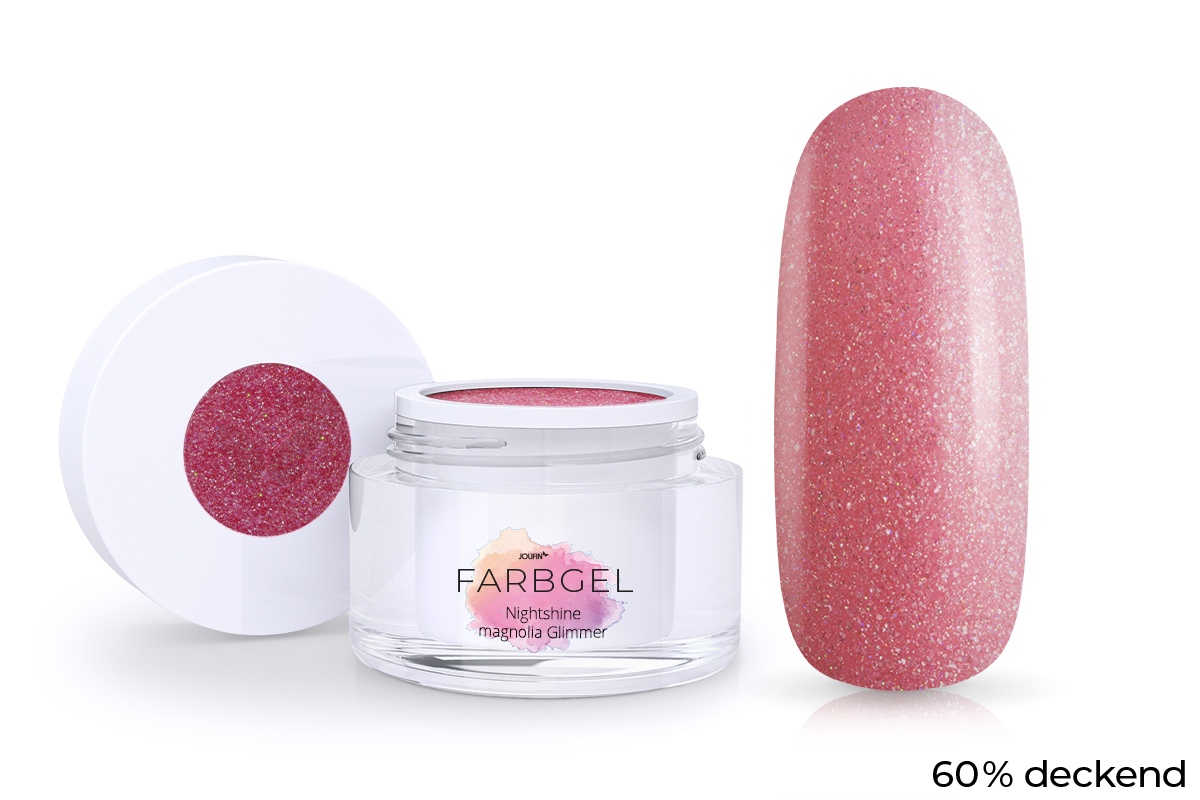 Jolifin Farbgel Nightshine magnolia Glimmer 5ml