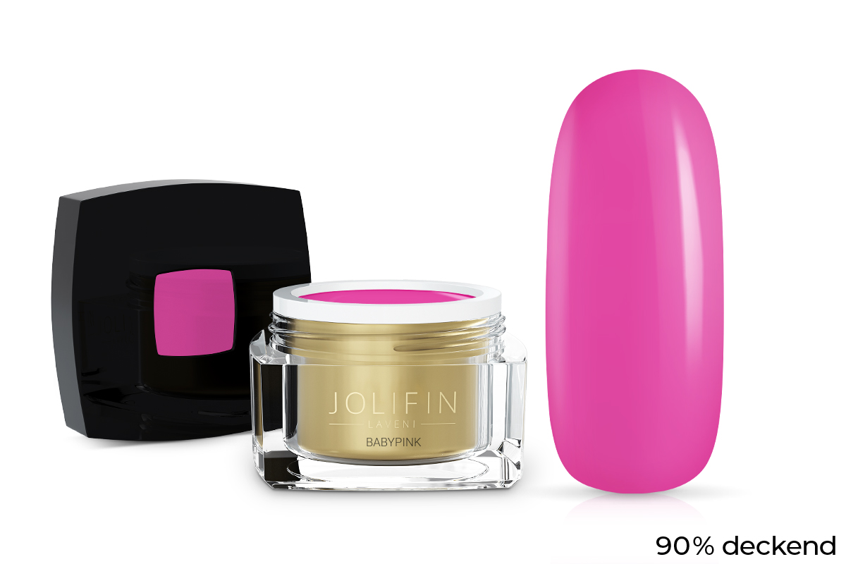 Jolifin LAVENI Farbgel - babypink 5ml