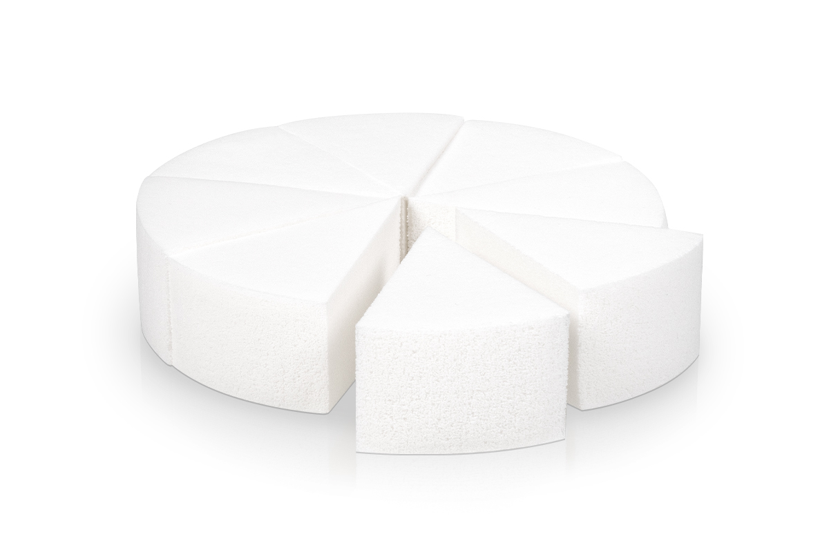 Jolifin Ombre Sponge - pure white