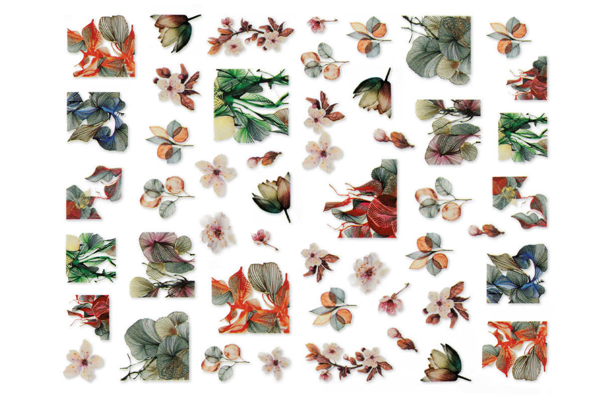 Jolifin LAVENI XL Sticker - Flowers Nr. 6