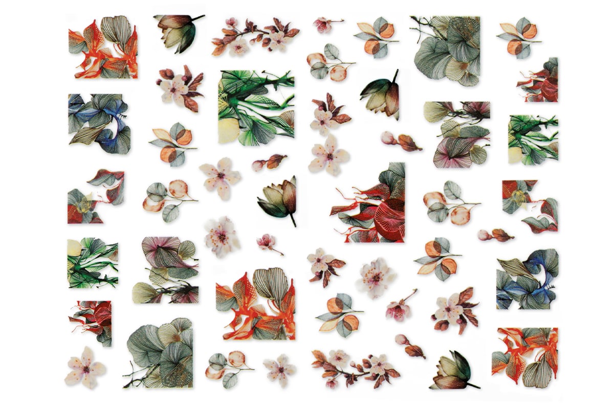 Jolifin LAVENI XL Sticker - Flowers No. 6
