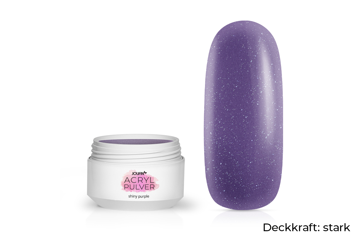 Jolifin Acryl Farbpulver - shiny purple 5g