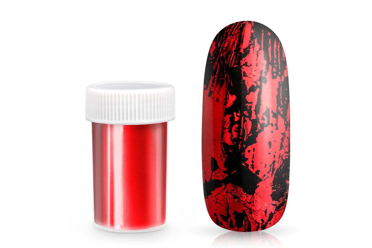 Jolifin Transfer Nagelfolie XL - Chrome red