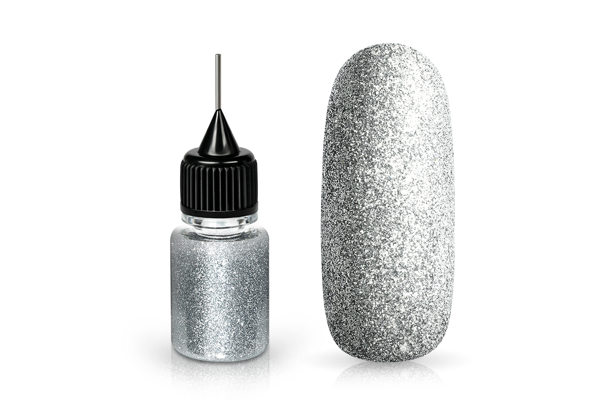 Jolifin LAVENI Micro Diamond Dust - glossy silver