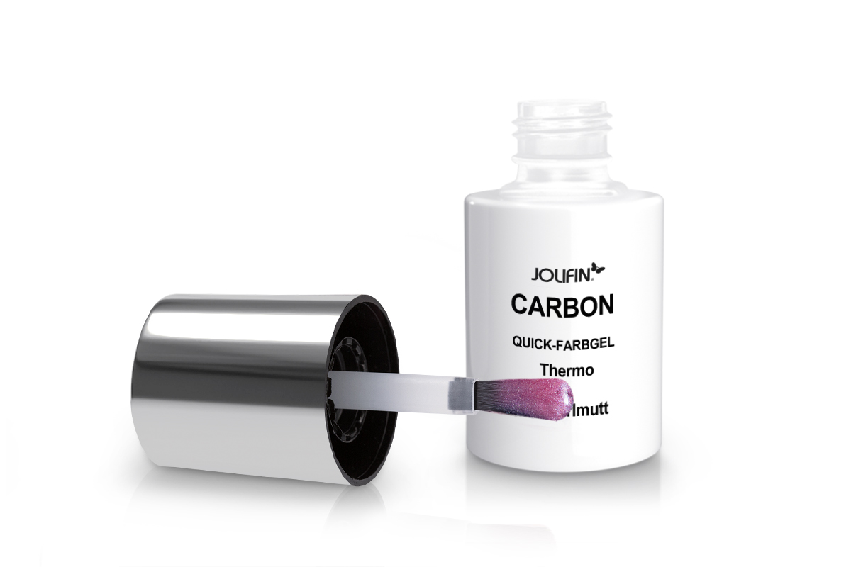 Jolifin Carbon Quick-Farbgel Thermo rot perlmutt 11ml