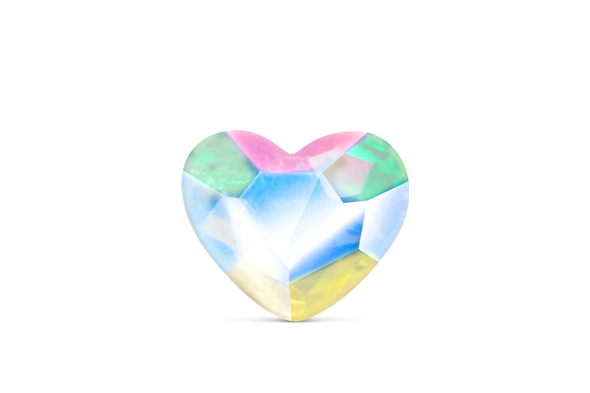 Jolifin LAVENI Strass-Diamonds - moon hearts