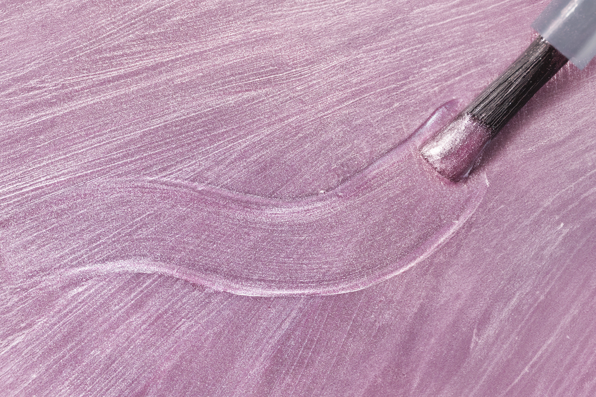 Jolifin LAVENI Shellac - satin pearl purple 10ml