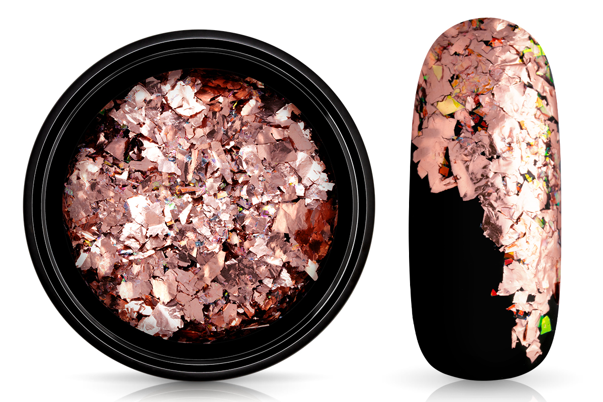Jolifin Soft Foil Flakes - Aurora rosé-gold