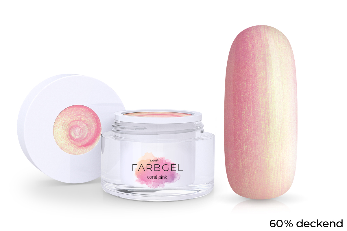 Jolifin Farbgel coral-pink 5ml
