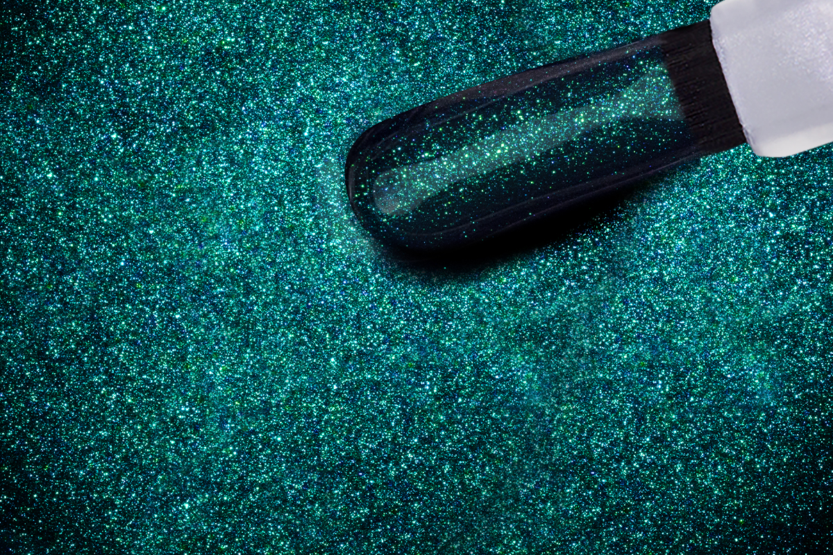 Jolifin LAVENI Shellac - chameleon emerald 10ml