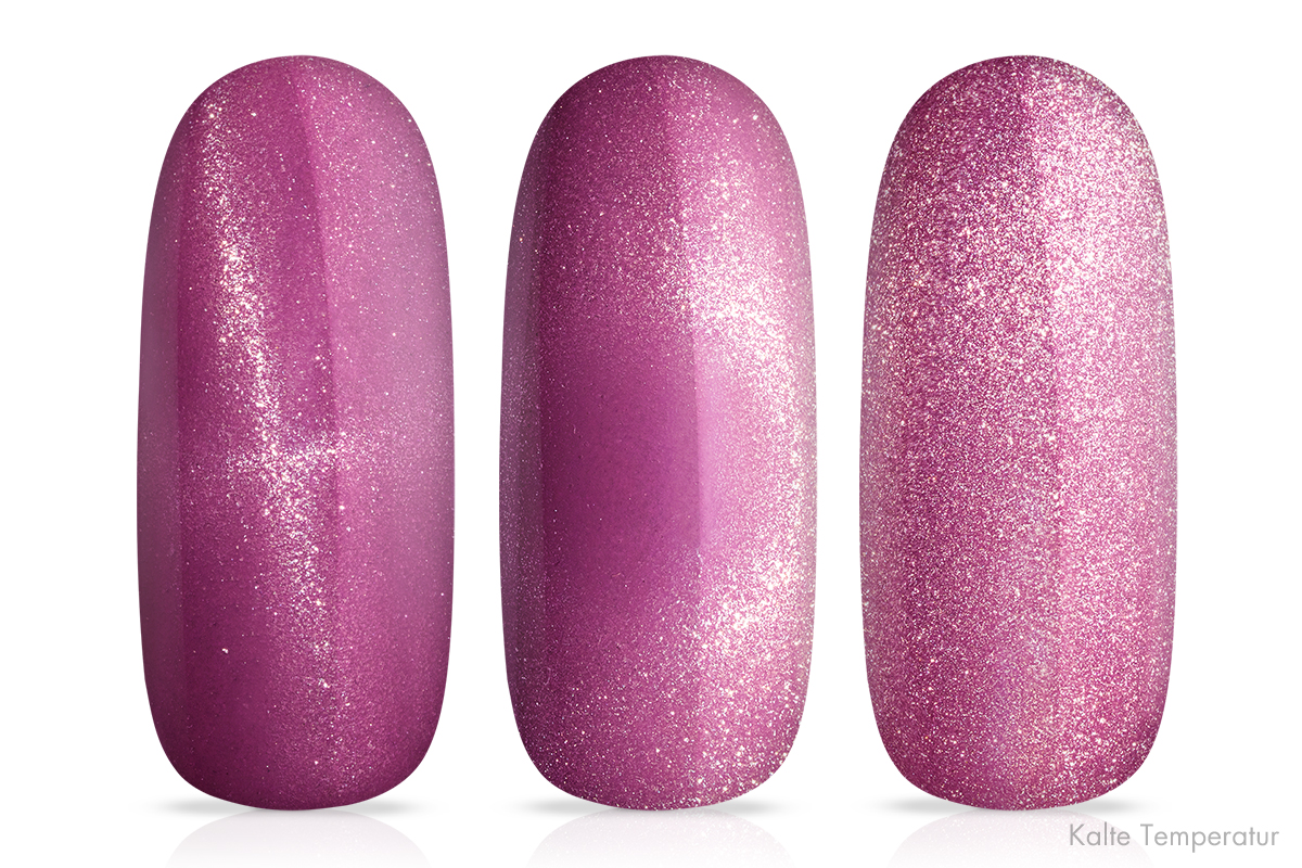 Jolifin LAVENI Shellac - Thermo Cat-Eye purple-blueberry 10ml