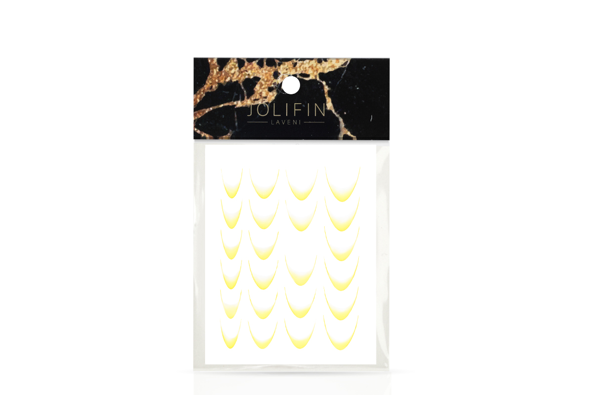 Jolifin LAVENI XL Sticker - Ombre French II yellow