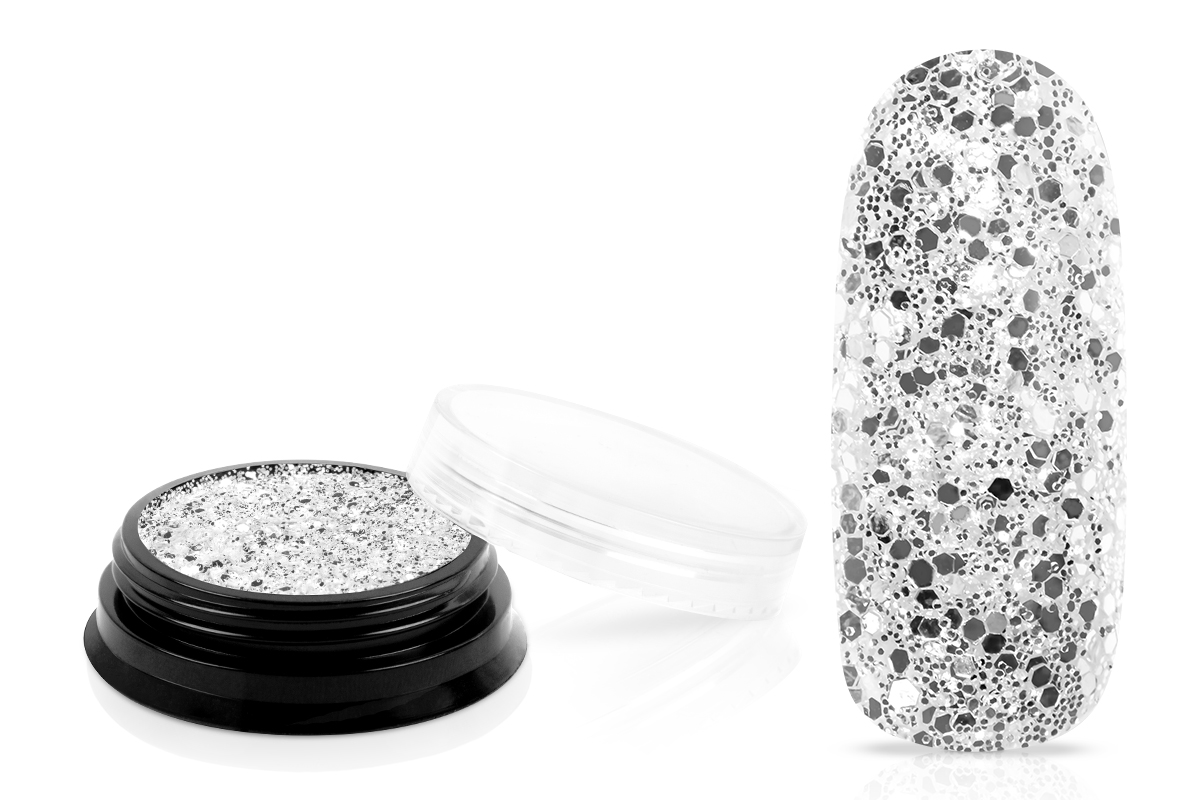 Jolifin LAVENI Sparkle Glitter - silver