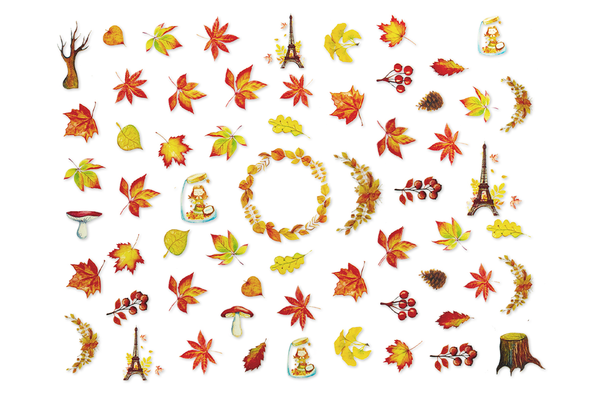 Jolifin LAVENI XL Sticker - Autumn No. 1