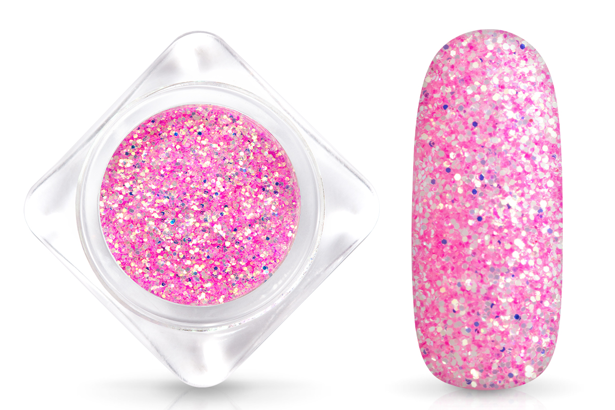 Jolifin Glitterpuder - pastell-dragonfruit