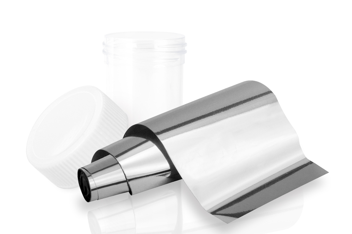 Jolifin Transfer Nagelfolie XL - Chrome silver