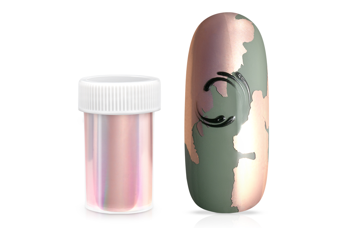 Jolifin Transfer Nail Foil XL - Aurora Pearl rose-gold