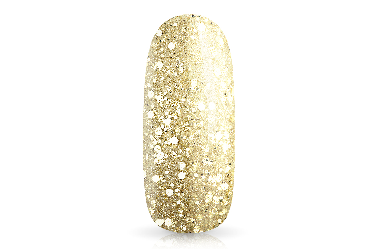 Jolifin LAVENI Farbgel - gold Glitter 5ml