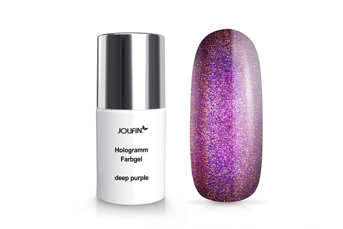 Jolifin Carbon Hologramm Quick-Farbgel deep purple 11 ml