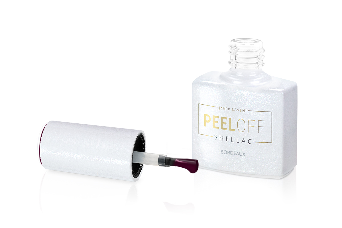 Jolifin LAVENI Shellac PeelOff - bordeaux 10ml