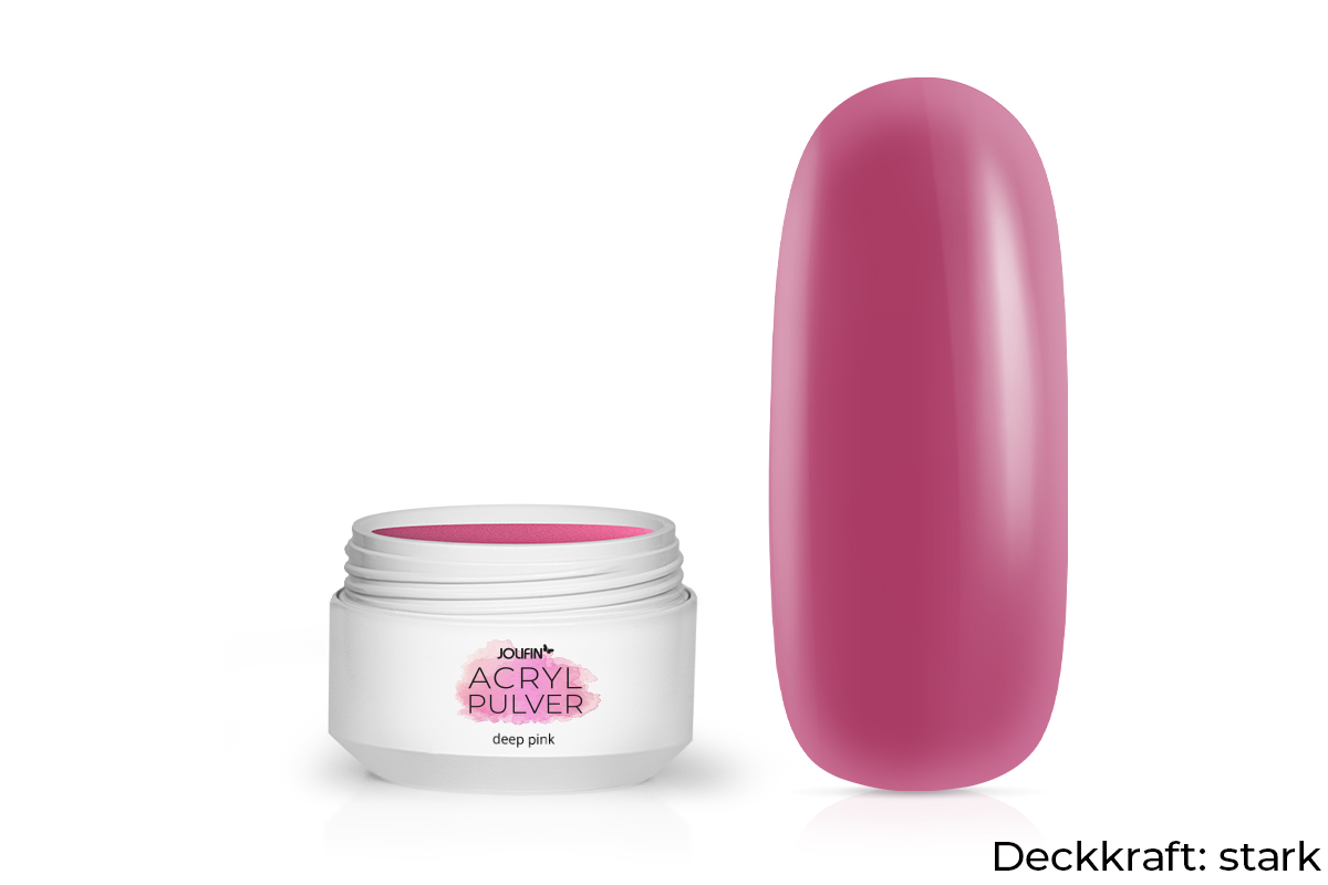 Jolifin acrylic colour powder - deep pink 5g