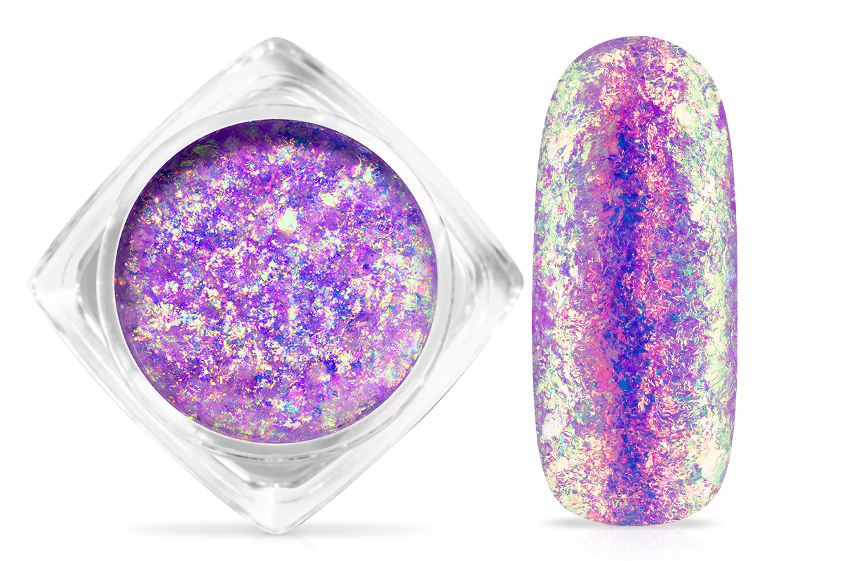 Jolifin Soft Opal Flakes - pastell neon-purple