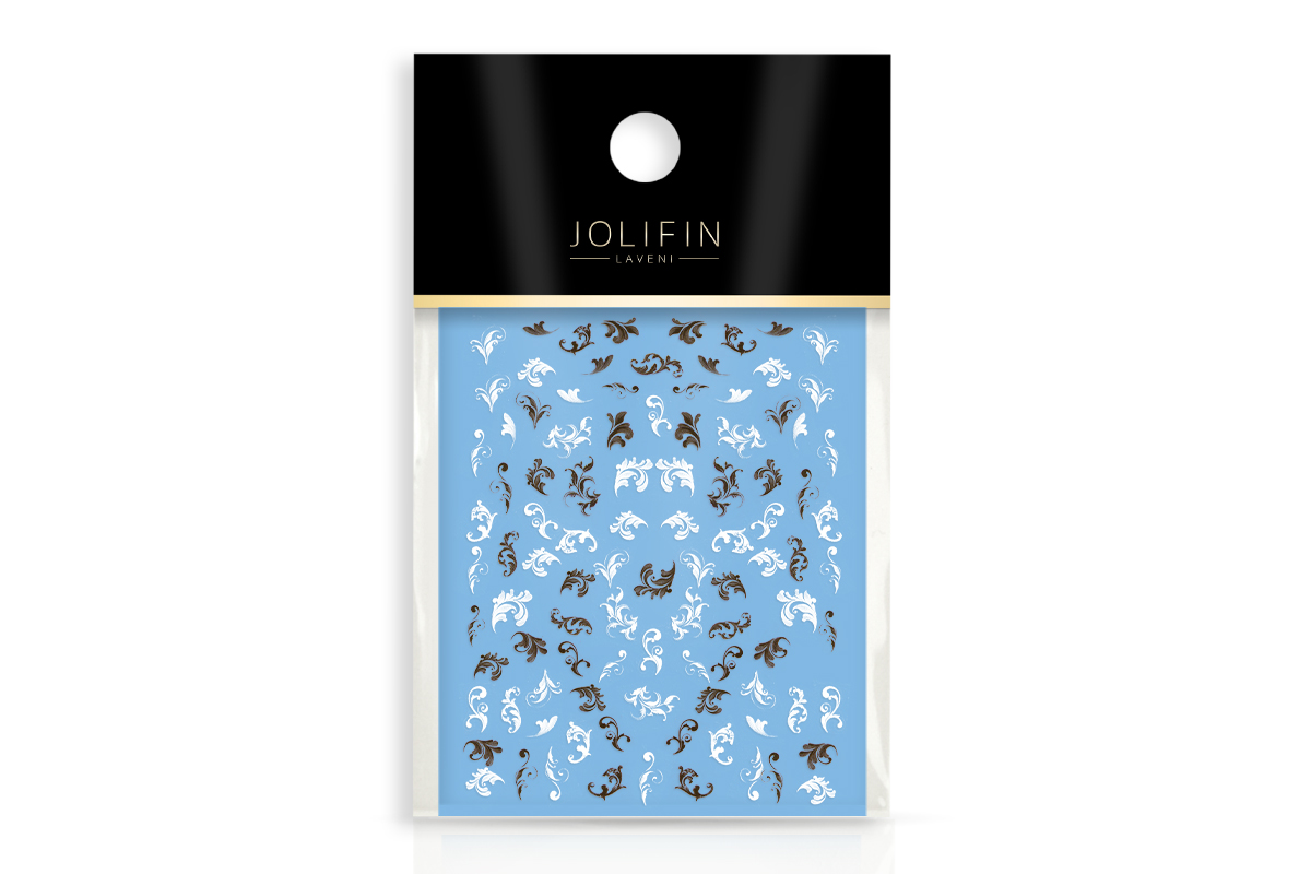 Jolifin LAVENI XL Sticker - black & white No. 8