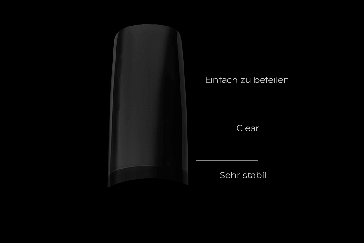 Jolifin 100er Tipbox Short Cut - clear