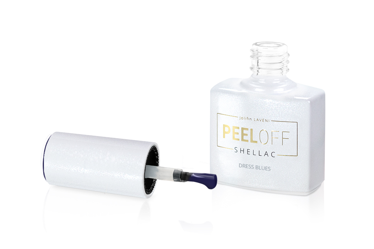 Jolifin LAVENI Shellac PeelOff - dress blues 10ml