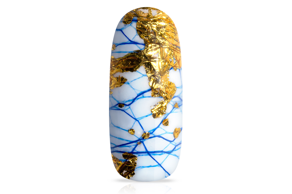 Jolifin Foil Box - silver & gold mesh
