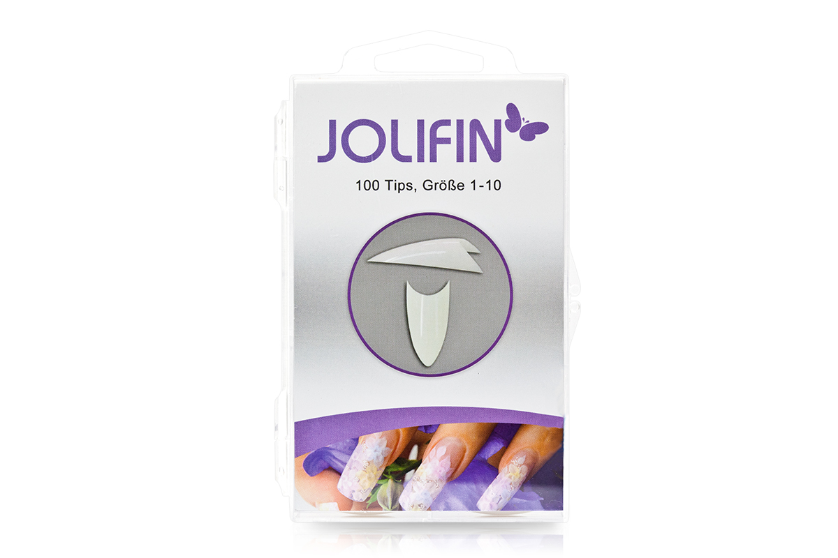 Jolifin 100er Tipbox Stiletto natur